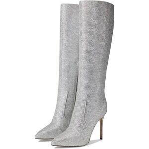 MICHAEL Michael Kors Rue Embellished Glitter Chain-Mesh Knee Boot
SILVER 7M $275